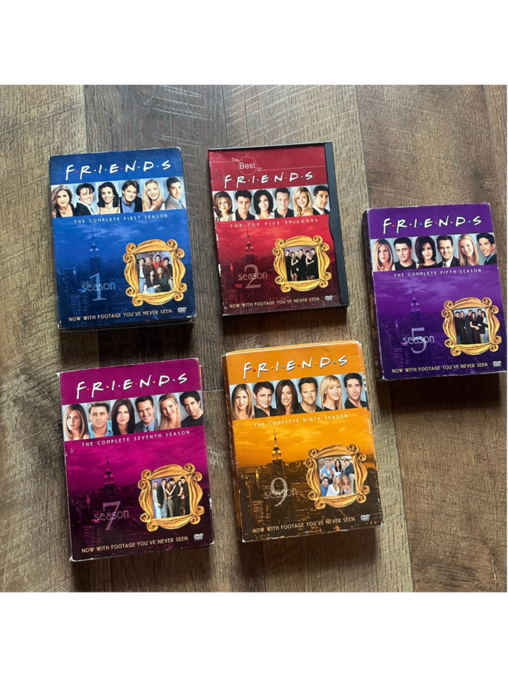 Friends TV Series DVD Collection Seasons 1, 2, 5, 7, 9 F26